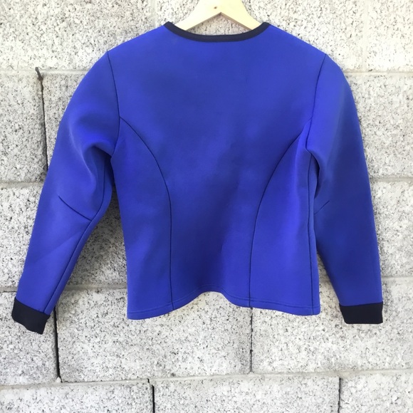 Wet Suit Neoprene Jacket Blue Swimming H2O Wear Size L - Picture 3 of 7